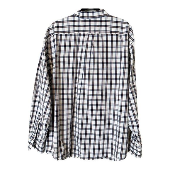 Izod Men’s Long Sleeve Plaid Button Down Shirt Size XXL - Picture 2 of 5